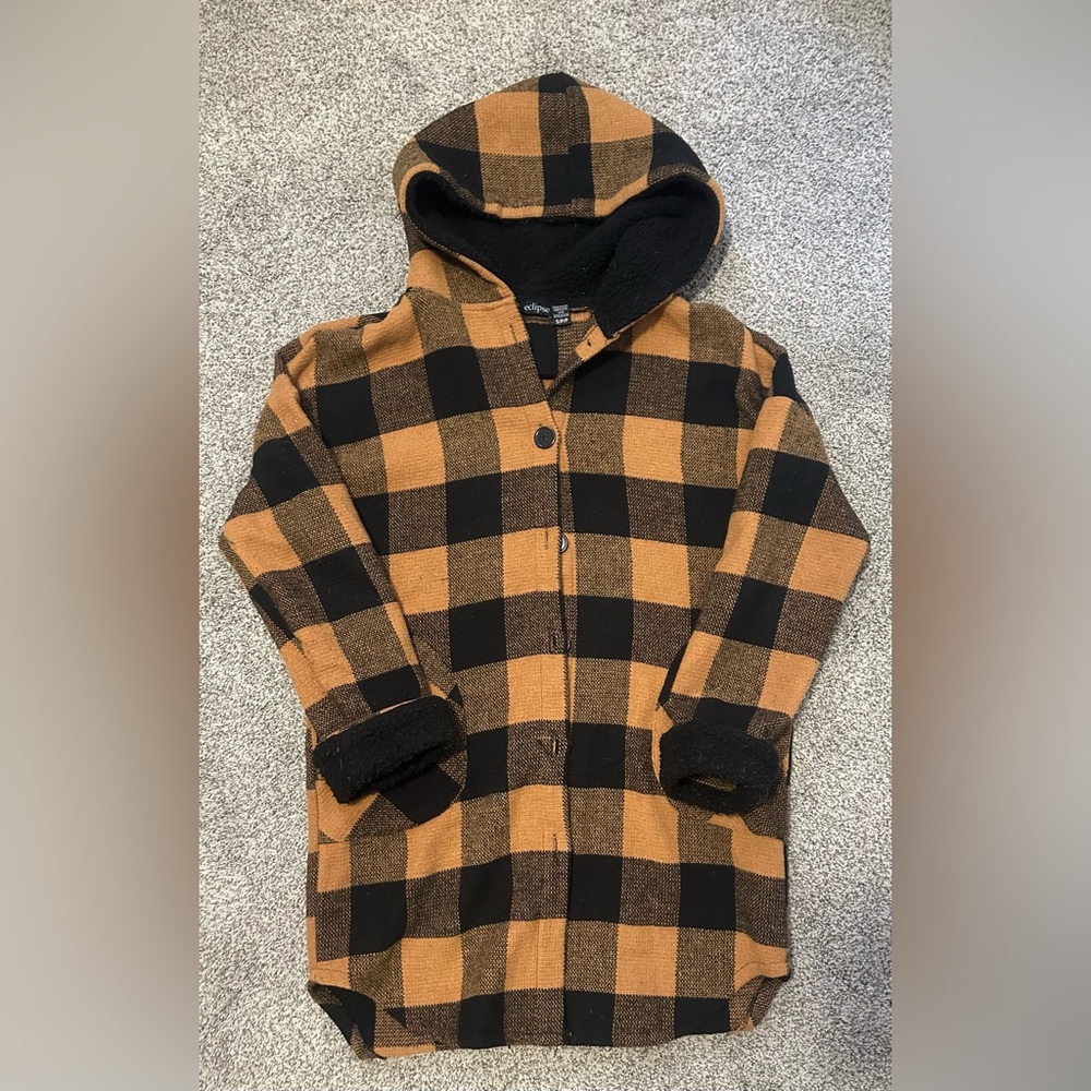 Eclipse Black and Tan/yellowish shacket